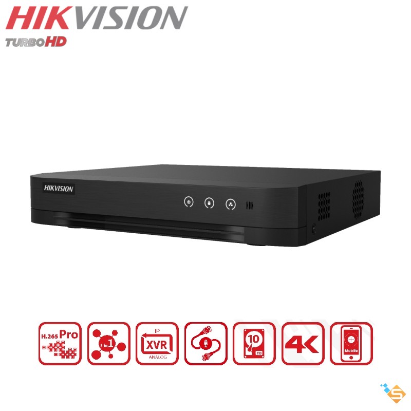 Đầu Ghi Hình Hybrid HIKVISION 4/8 Kênh Turbo HD 4.0 5MP DS-7204HUHI-K1 DS-7204HUHI-K1 - Bảo Hành Chí