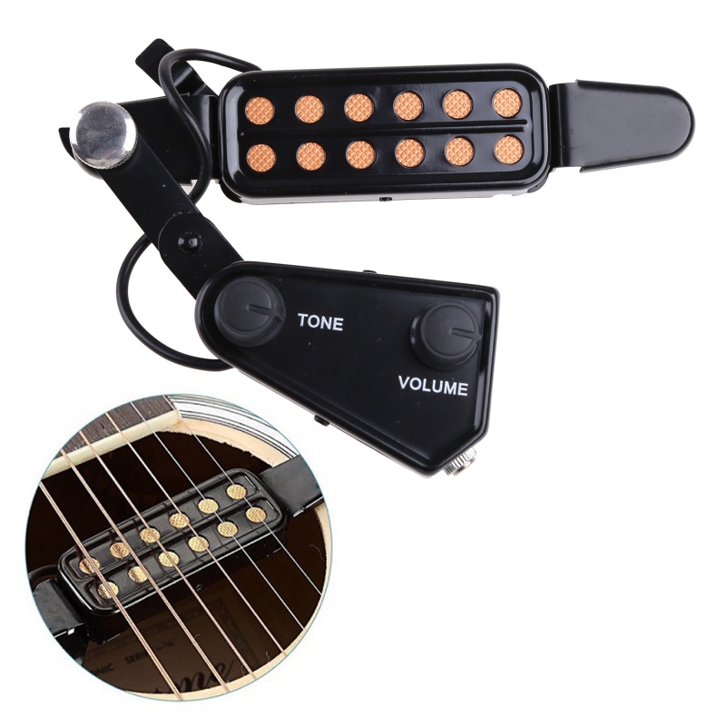 Pickup 12 Lỗ Cho Đàn Guitar Bass Acoustic