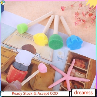 Set 5 Cọ Bọt Biển Vẽ Tranh Cho Bé