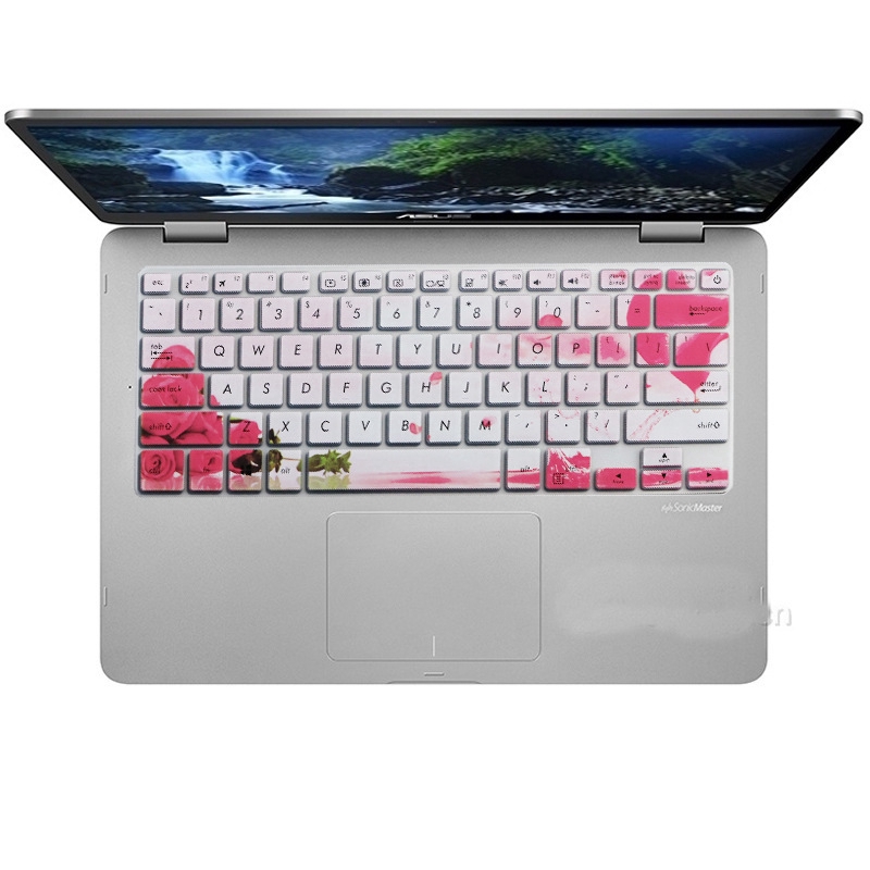 Miếng Dán Bàn Phím Silicon Mềm Siêu Mỏng Cho Laptop Asus Vivobook Flip 14 Tp410Ua 14inch