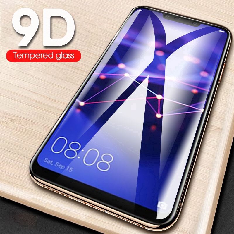 Kính cường lực 9D bảo vệ màn hình cho Huawei P10 P20 P30 Lite Honor 8X 10 9 Lite Nova 3e Mate 20