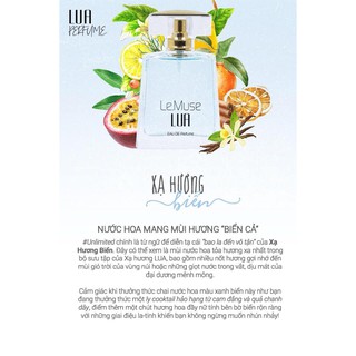 Nước Hoa LUA - Xạ Hương Biển - Le.Muse (50ml)