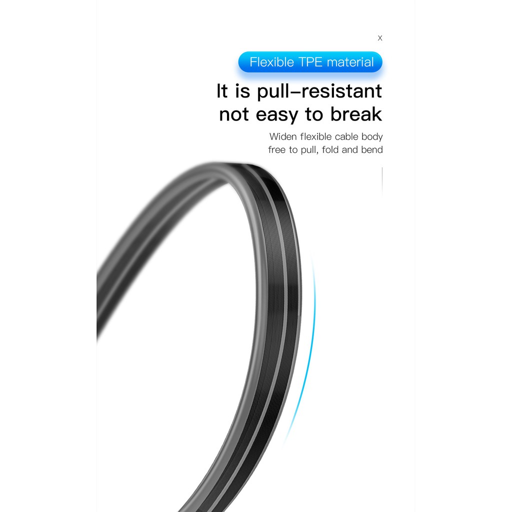 Cáp sạc có đèn Led phát sáng cực đẹp Baseus chuẩn dành cho các đời iphone có thể truyền data chuẩn