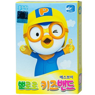 Băng keo cá nhân Kids Band Pororo (4 size – 20 miếng/hộp)