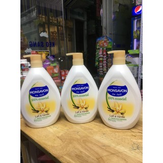 Sữa Tắm Monsavon Lait Essentiel Vanille 1000ml