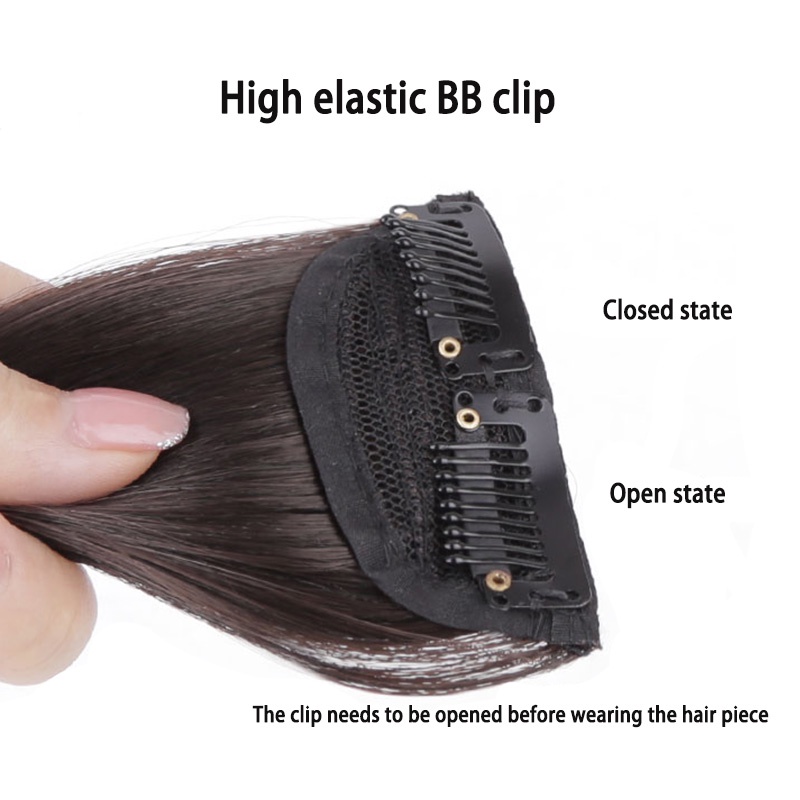 CREST Bộ Tóc Giả Dày Không Cần Dùng Keo Dán Dành Cho Nữ