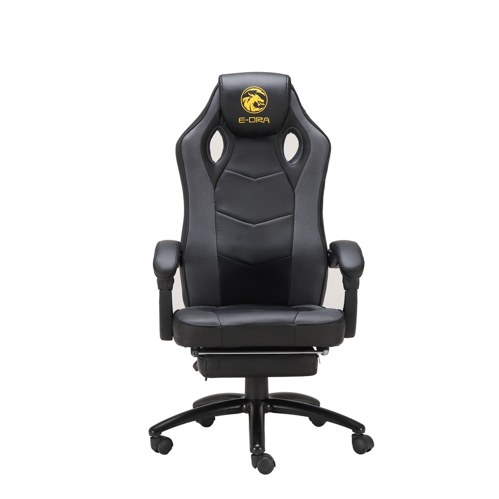 Ghế gaming, ghế ngồi chơi game cao cấp xoay 360 độ E-Dra Jupiter M EGC204 V2 - Phiên bản mới - Có kê chân