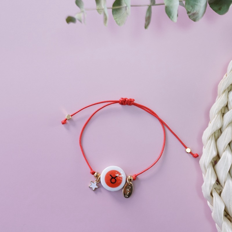 Vòng Đeo Tay Họa Tiết Cung Hoàng Đạo Phong Cách Hàn Quốc Thời Trang