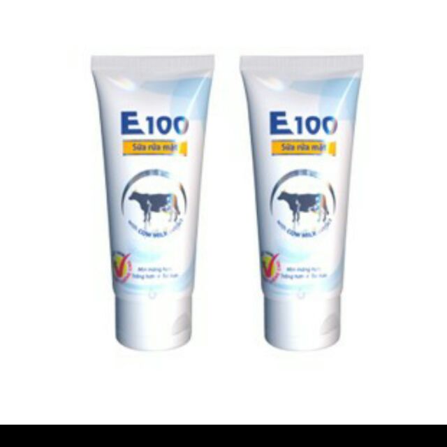 Sữa rửa mặt bò sữa E100 lọ 80 ml