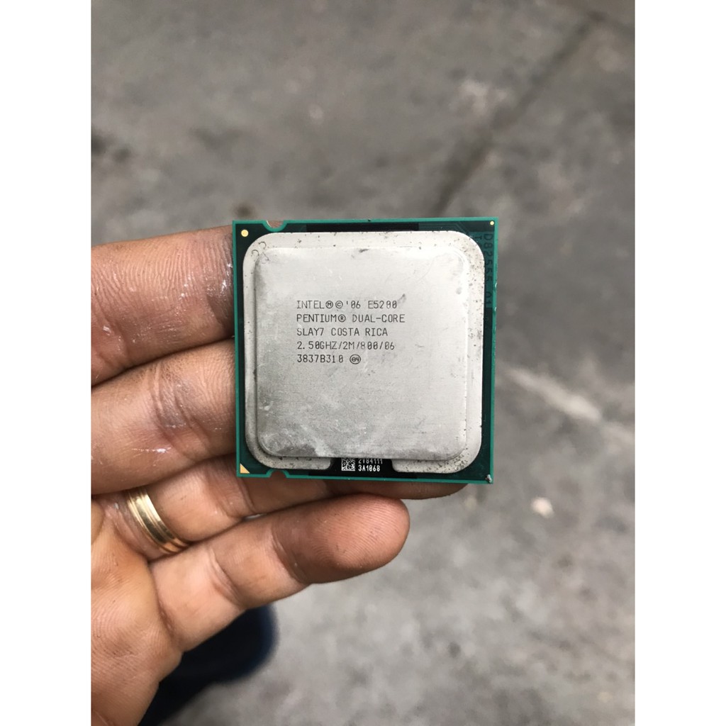 tặng keo - bộ vi xử lý CPU Intel Pentium dual core E5200 socket 775 cho pc máy tính processor Wolfdale