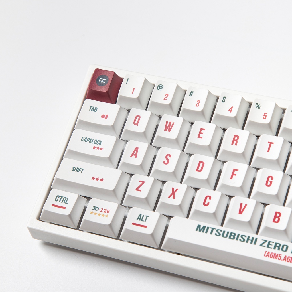 Keycap GMK Clone phi công 132 keys chất liệu pbt profile cherry dành cho bàn phím cơ
