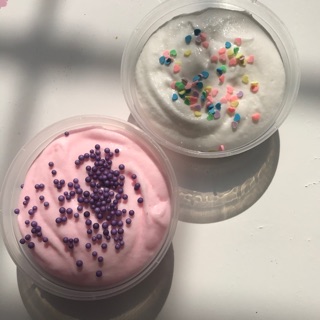 whipcream slime ( tặng charm + xốp + cốm )