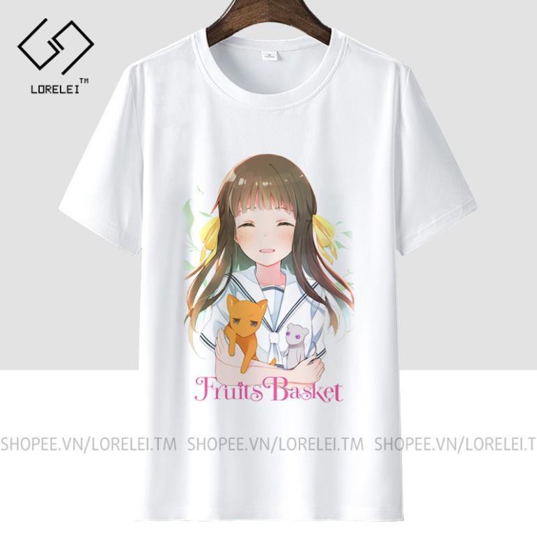 Áo thun Fruits Basket Tohru Honda ngắn tay