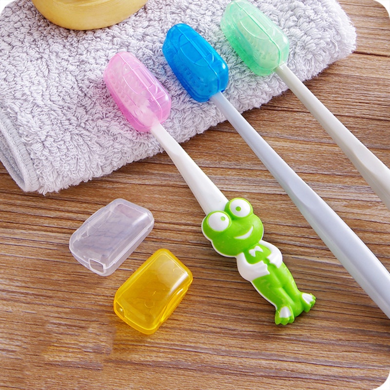 Bộ 5 Vỏ Bọc Đầu Bàn Chải Đánh Răng Gọn Nhẹ Cho Du Lịch/Leo Núi/Cắm Trại