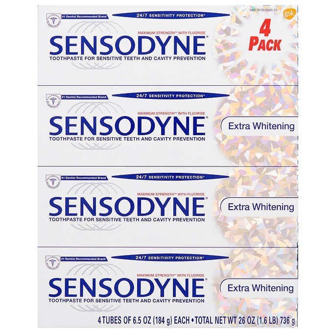 Kem Đánh Răng Trắng Răng Sensodyne Extra Whitening 736g