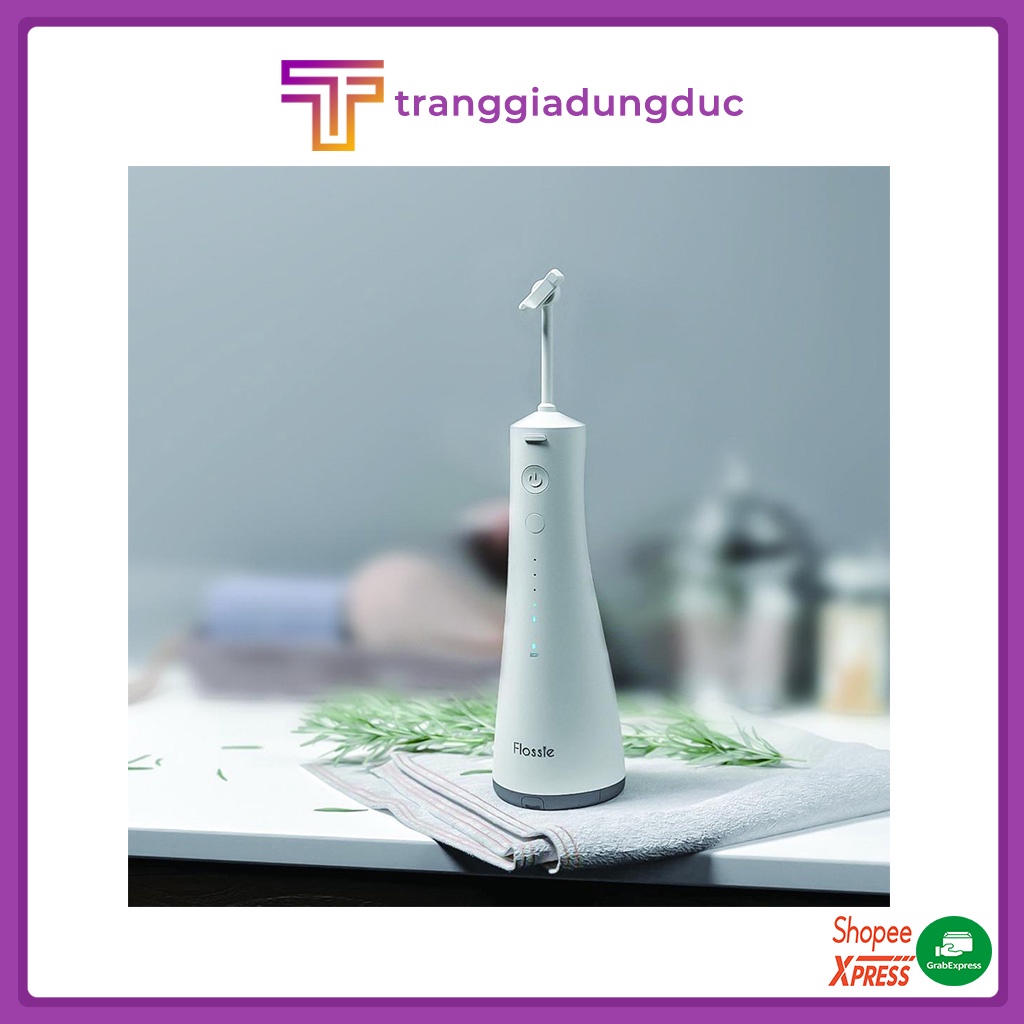 Máy tăm nước hai chiều Flossie, Tăm nước đầu phun xoay 360 độ