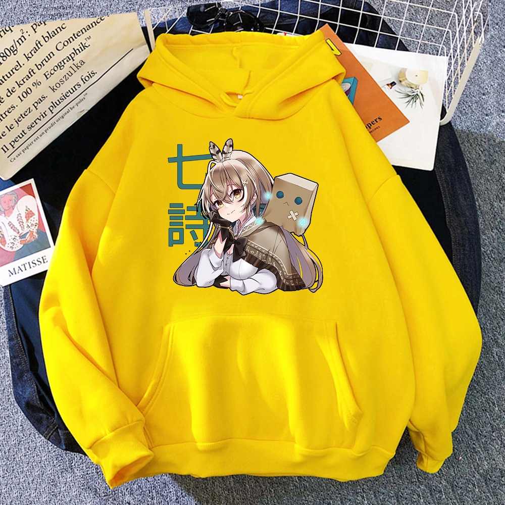 Hololive Nanashi Mumei Áo hoodie Họa Tiết Dễ Thương Phong Cách Harajuku Ấm Áp Cho Nam Và Nữ
