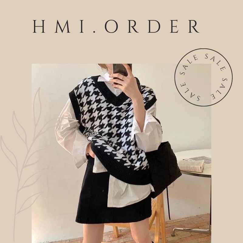 { Hàng Sẵn } Áo Gile Không Tay Cổ Chữ V Dáng Rộng Phong Cách Hàn Quốc Cho Nữ - Ảnh Thật Shop Chụp