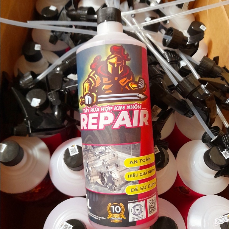 [Chính hãng] Tẩy rửa hợp kim nhôm SPRAYKING REPAIR 1L (850gram), nước tẩy đầu bò lốc máy Sprayking tẩy rửa 1 chạm 1L