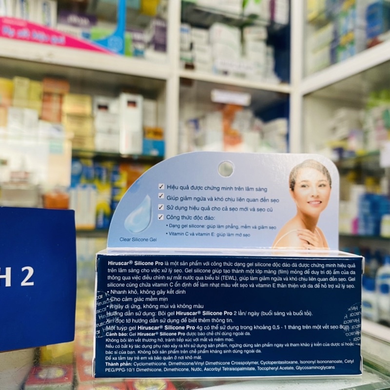 ✅ [Chính Hãng]Hiruscar Silicone Pro giải pháp xử lý sẹo chuyên nghiệp.