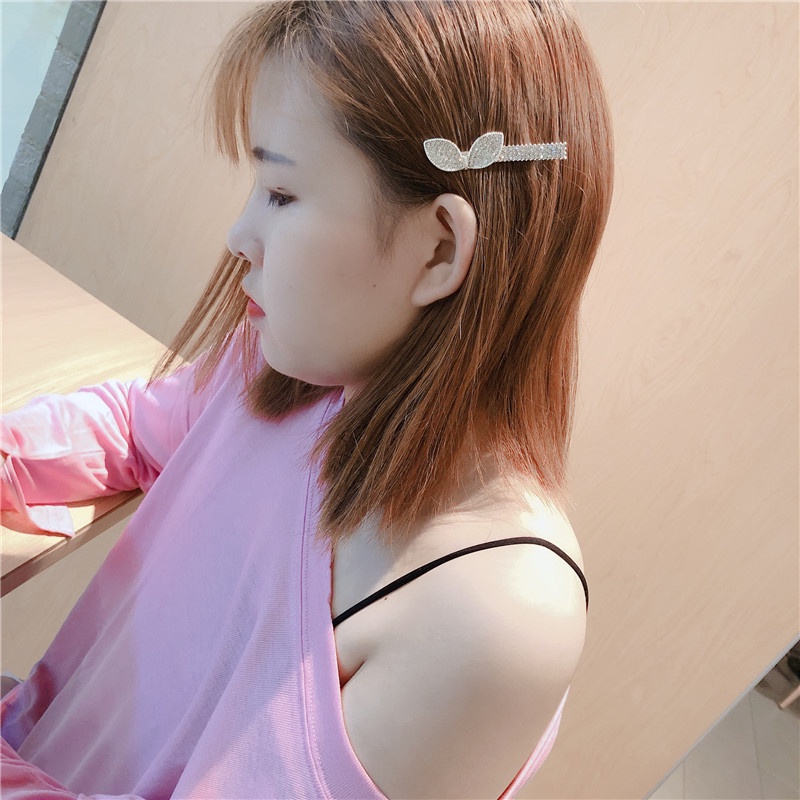 Korean ladies fashion accessories sweet and lovely flower pearl bow