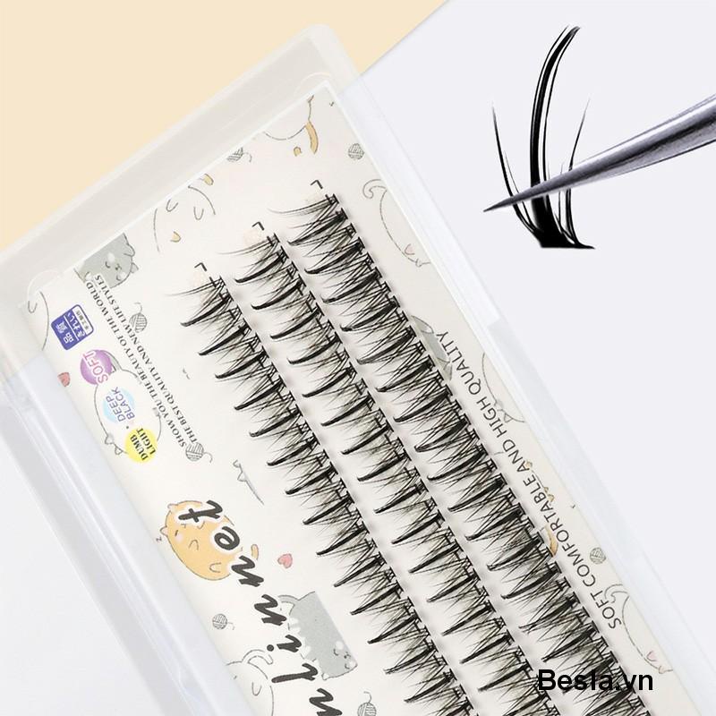 Lông mi giả chùm tóc tiên Barbie B tự nối độ dài 8-12mm No.3 mềm, nhẹ