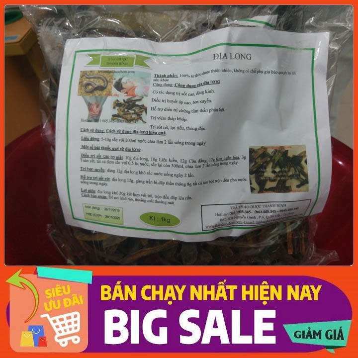 Địa Long (Giun Đất) 100g - Lương Y Thanh Bình