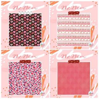 Giấy bìa hoạ tiết làm scrapbook/handmade size 20x20cm