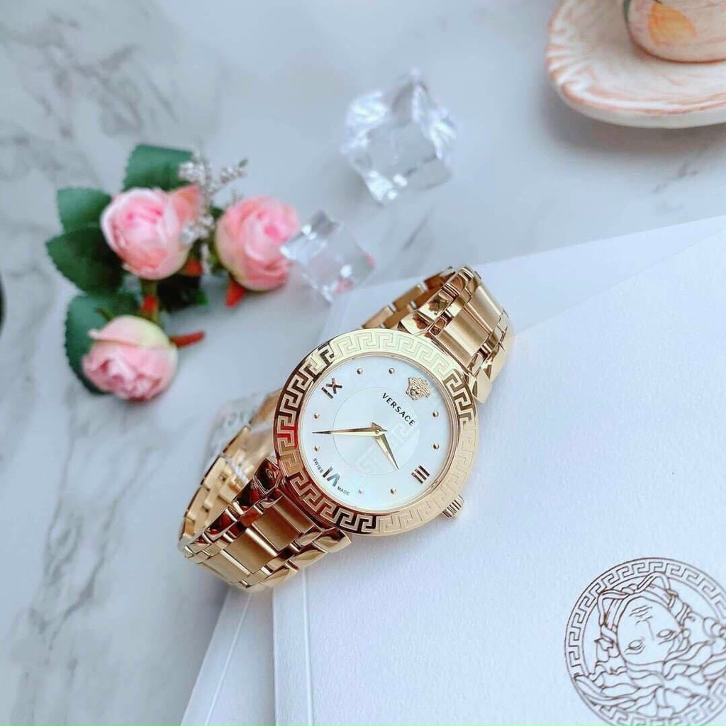 Đồng hồ đeo tay nữ versace cao cấp chống nước cực tốt bảo hành 12 tháng LUTOS VN