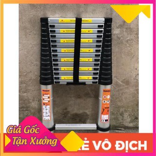Chính Hãng (HÀNG NHẬP KHẨU )Thang nhôm rút NINDA 3,8M