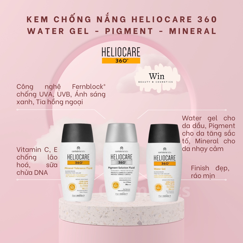 Kem chống nắng Heliocare dành cho da treatment