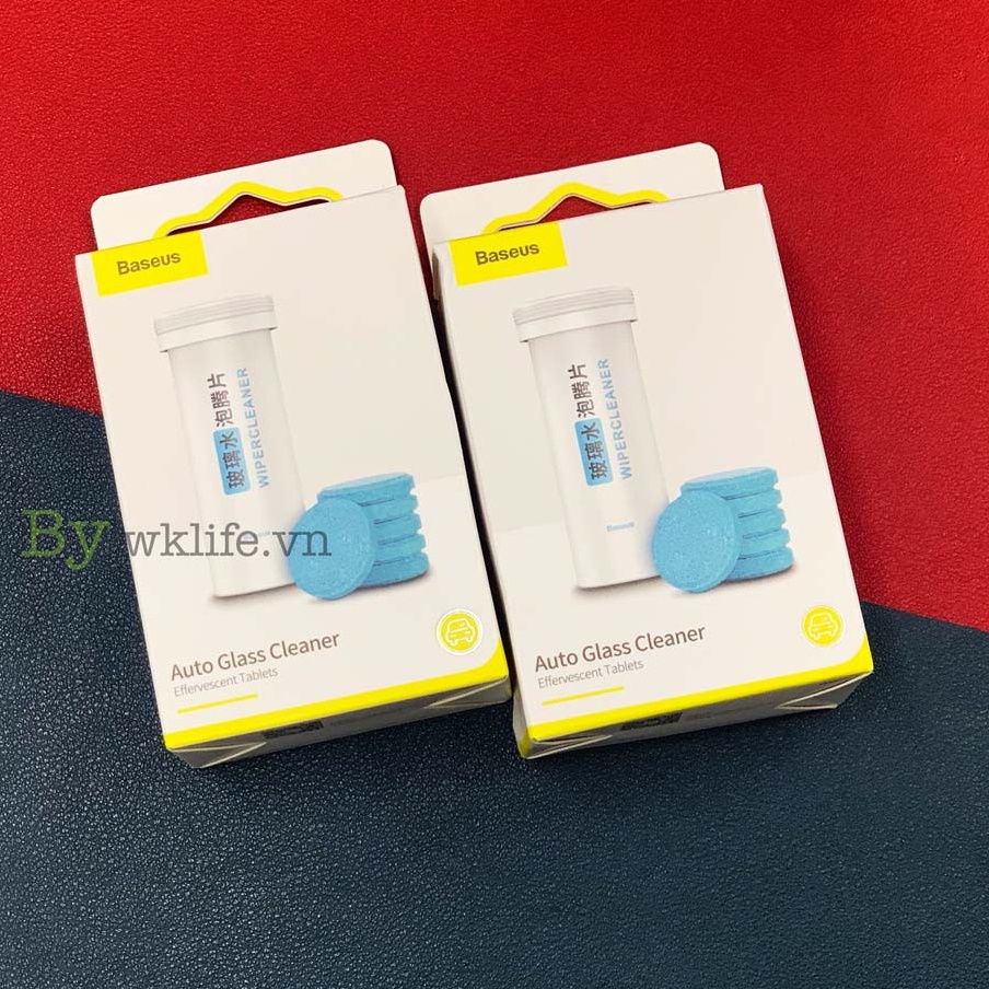 Viên Sủi Lau Kính Chuyên Dụng Hàng Cao Cấp Baseus Hộp 12 Viên