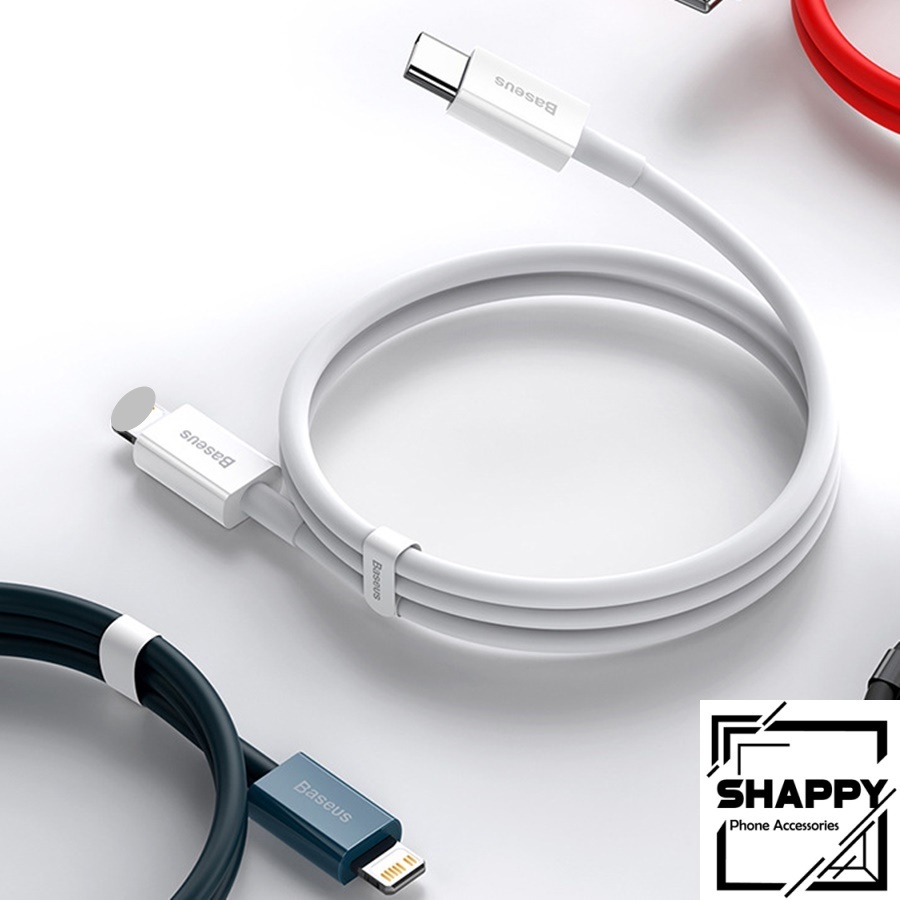 Dây Sạc Nhanh 20W Baseus TypeC To IPhone - Bảo Hành 06 Tháng [Shappy Shop]