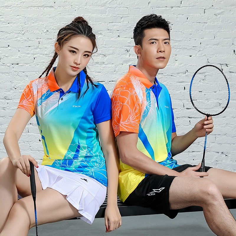 Bộ Đồ Thể Thao Tay Ngắn Nhanh Khô Thời Trang Mùa Hè Cho Nam Và Nữ