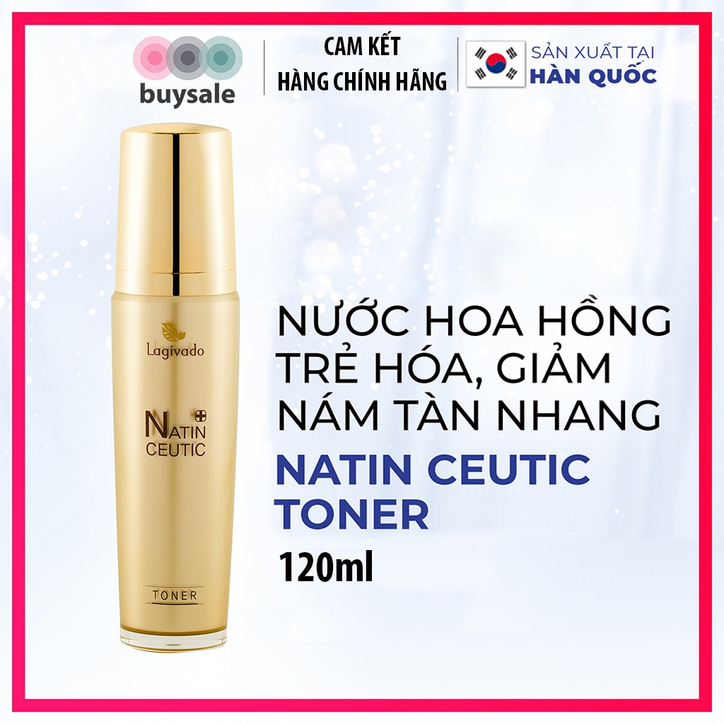 Nước hoa hồng trẻ hoá da HÀN QUỐC NATIN CEUTIC TONER 120 ml - Buysales