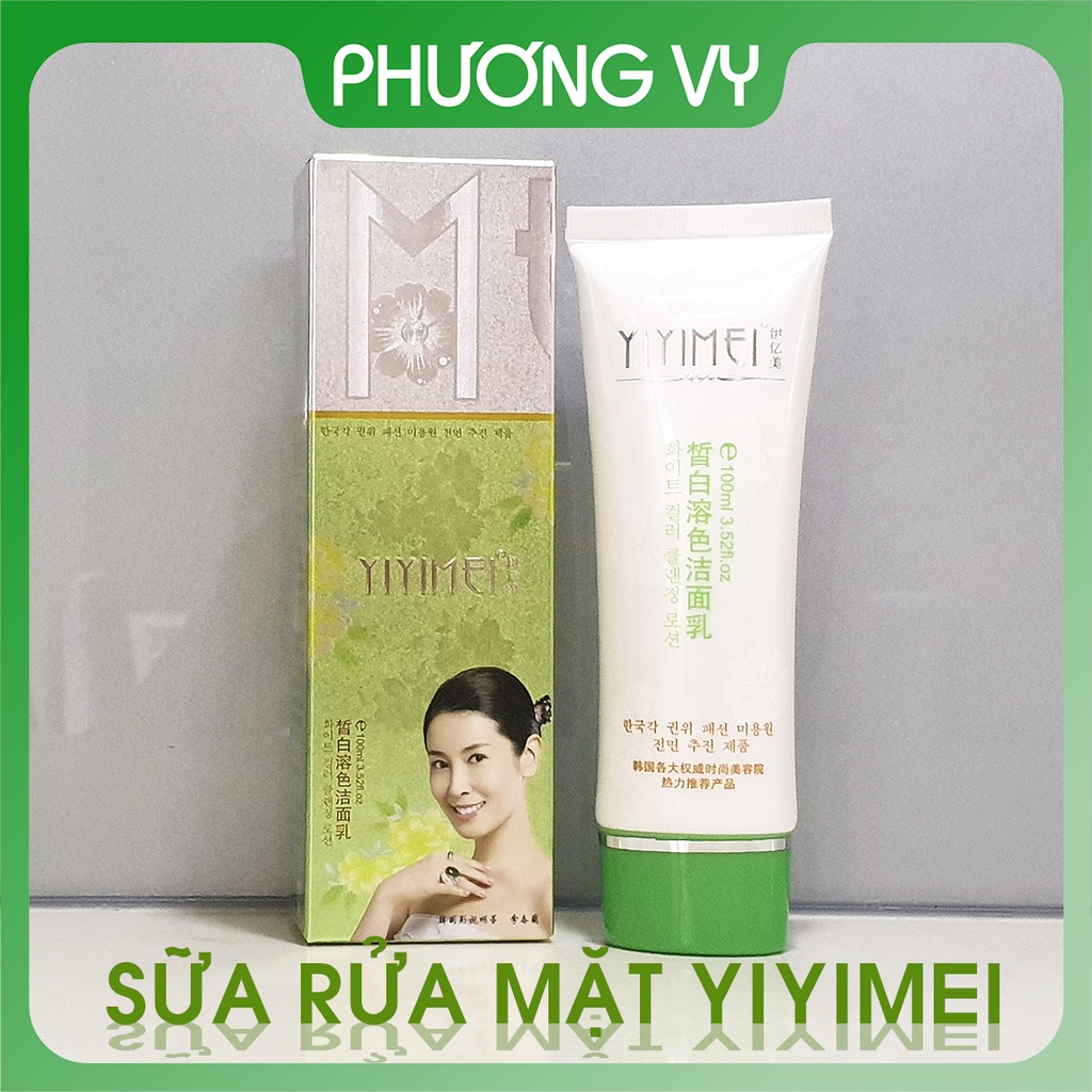 Sữa rửa mặt Yiyimei, giúp da mặt sạch nhờn và dưỡng ẩm cho da, mỹ phẩm Yiyimei.
