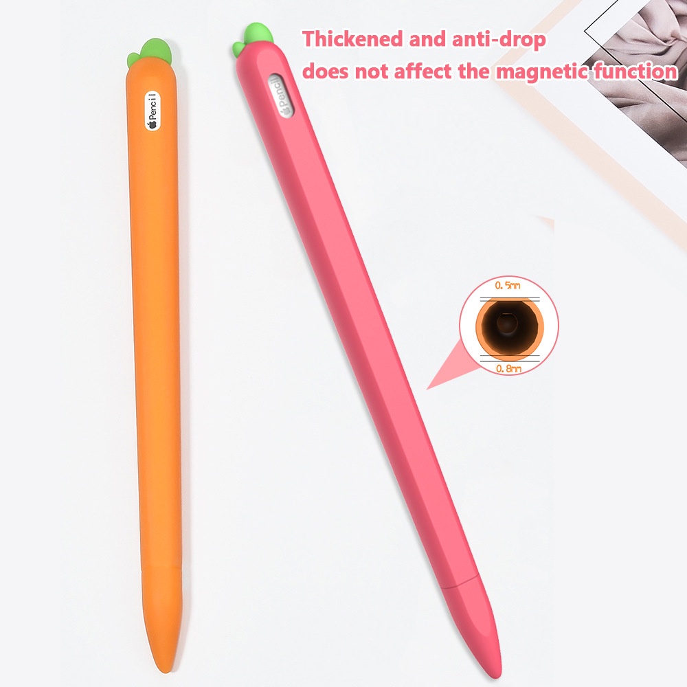 Vỏ bọc silicon bảo vệ bút cảm ứng táo Pencil 1 và Pencil 2-Macos loại 1