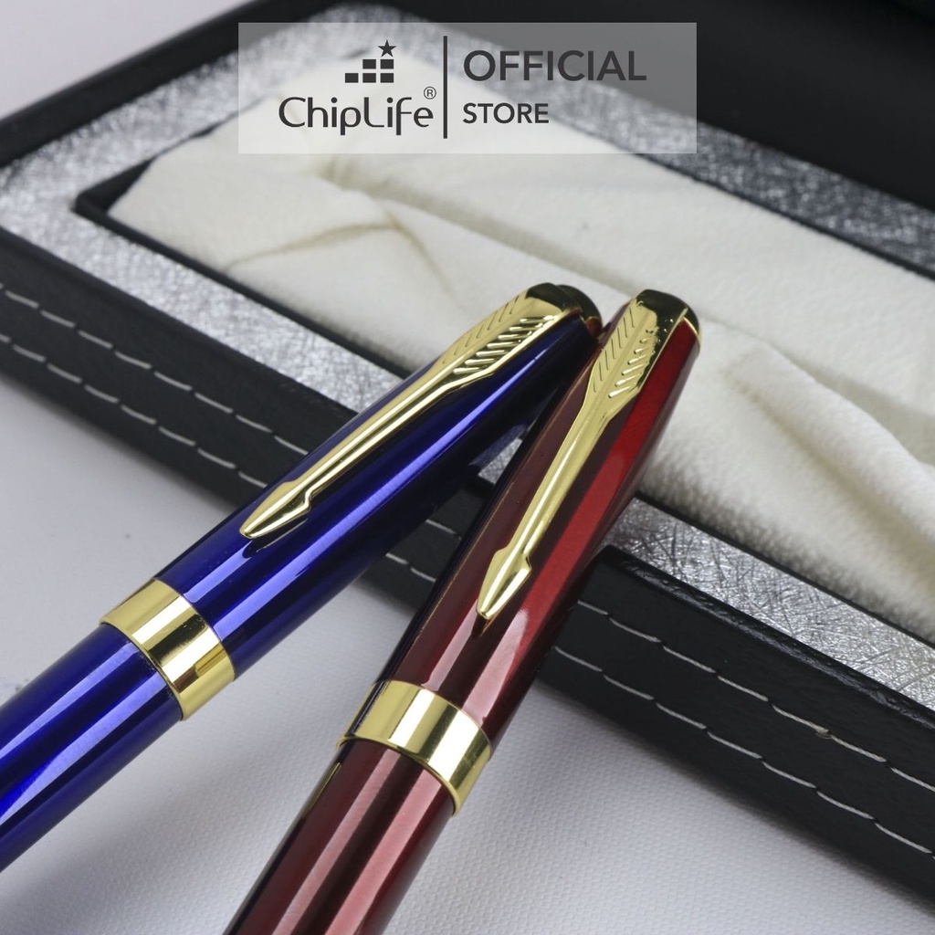 Bút ký khắc tên cao cấp CHIPLIFE IM010XD kim loại xoay ngòi 0.7mm mực xanh