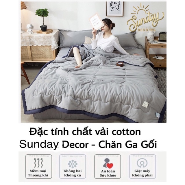 Chăn hè đũi Zara trần bông cotton,chăn mềm thu 4 mùa nhập khẩu cao cấp
