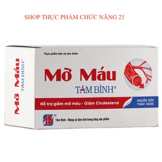 MỠ MÁU TÂM BÌNH - Hỗ trợ giảm mỡ máu, giảm cholesterol.
