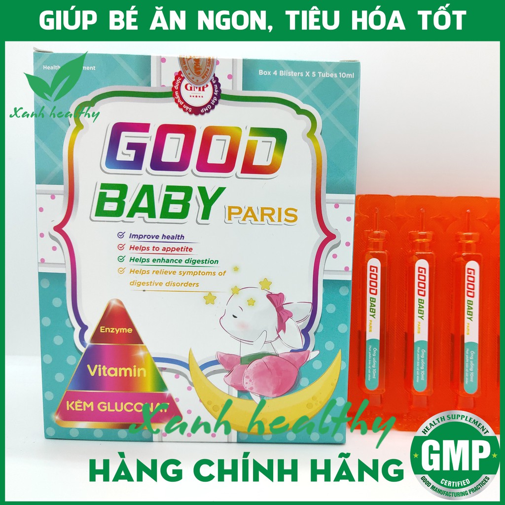 Siro Giúp bé ăn ngon GOOD BABY - Paris -  giảm rối loạn tiêu hóa, nâng cao sức khỏe Hàng chính hãng