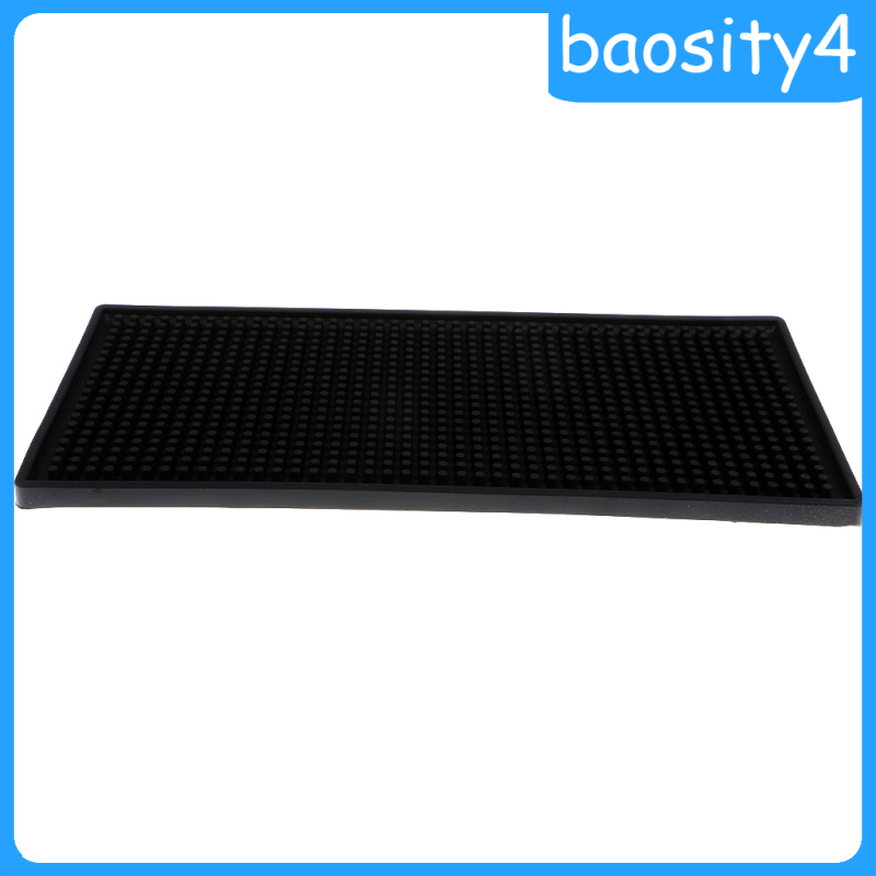 [Bar Mat PVC Coaster Bar Service Mat Cao su chống thấm nước Dụng cụ nhà bếp 15x30CM