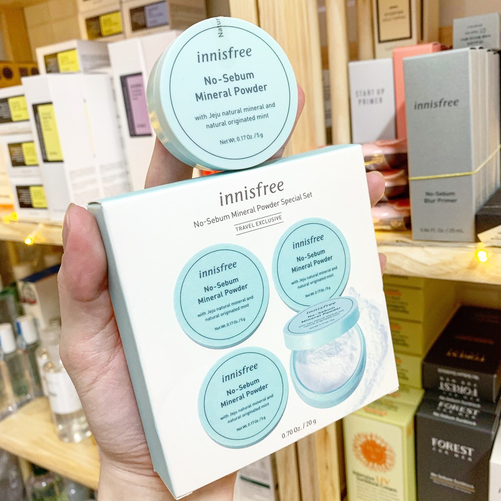 Phấn Phủ Dạng Bột Innisfree No Sebum Mineral Powder