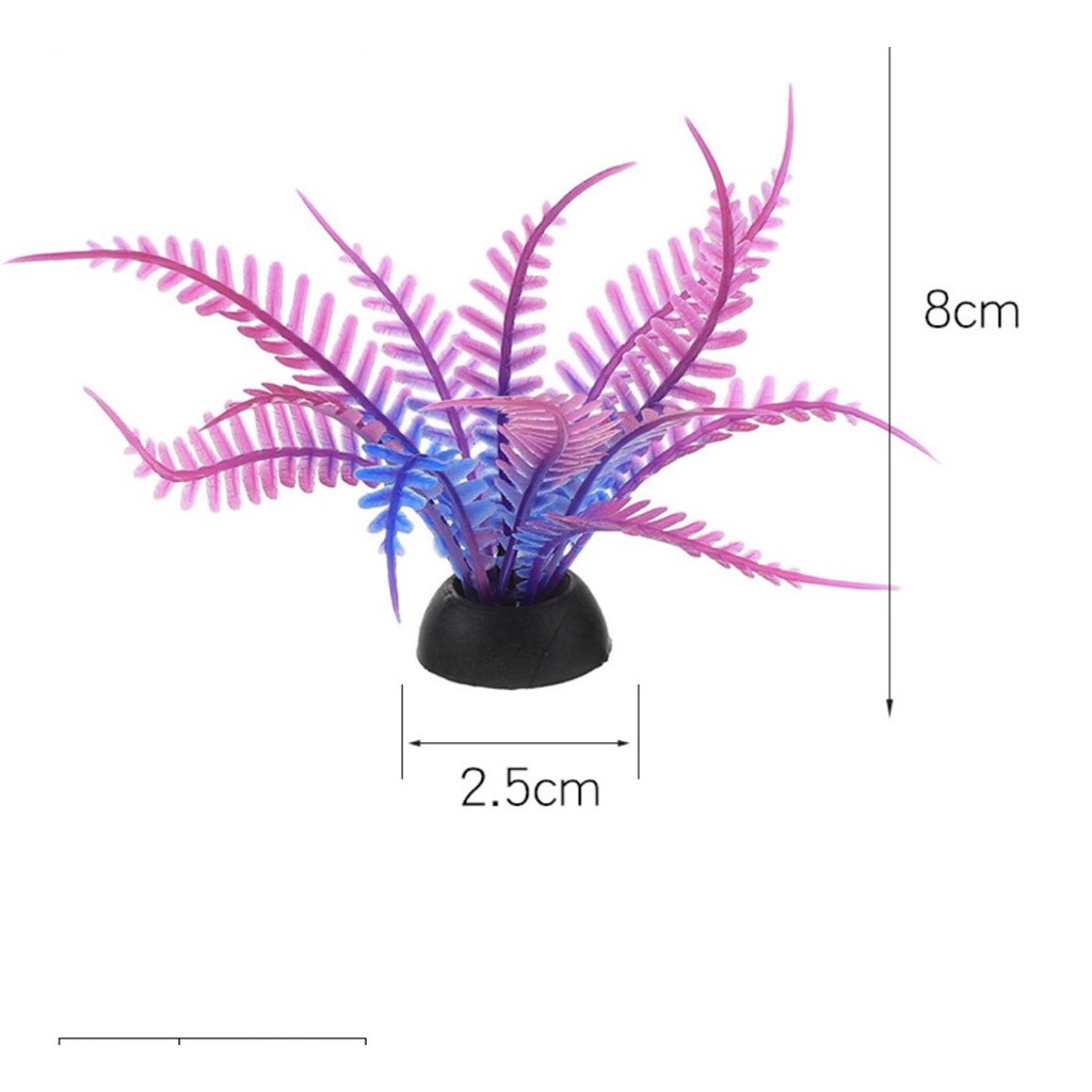 Cây nhựa trang trí hồ cá
