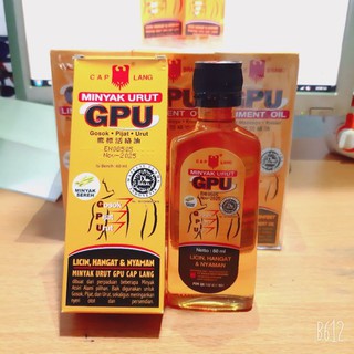 Dầu nóng Gừng Minyak Urut GPU