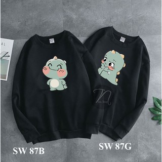 Áo Nỉ tay dài 💖𝑭𝑹𝑬𝑬𝑺𝑯𝑰𝑷 💖 Áo in hình Rồng Xanh đứng KUTE SW 87