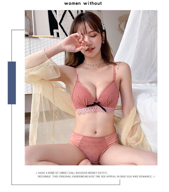 Áo lót, bộ áo lót không gọng cotton phủ ren cao cấp họa tiết hoa nhí sao băng siêu xinh (Luôn che tên sản phẩm) | BigBuy360 - bigbuy360.vn