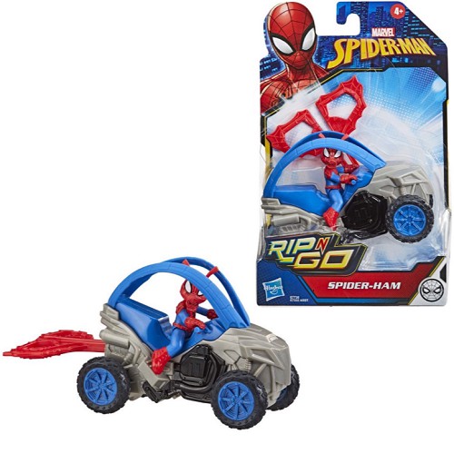 Đồ chơi Hasbro Spiderman người nhện thần tốc Rip N Go E7332 - Giao mẫu ngẫu nhiên