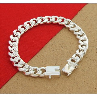 LT02 Lắc Tay Bạc Nam Bạc S925 Nguyên Chất Cao Cấp 8.6 Chỉ