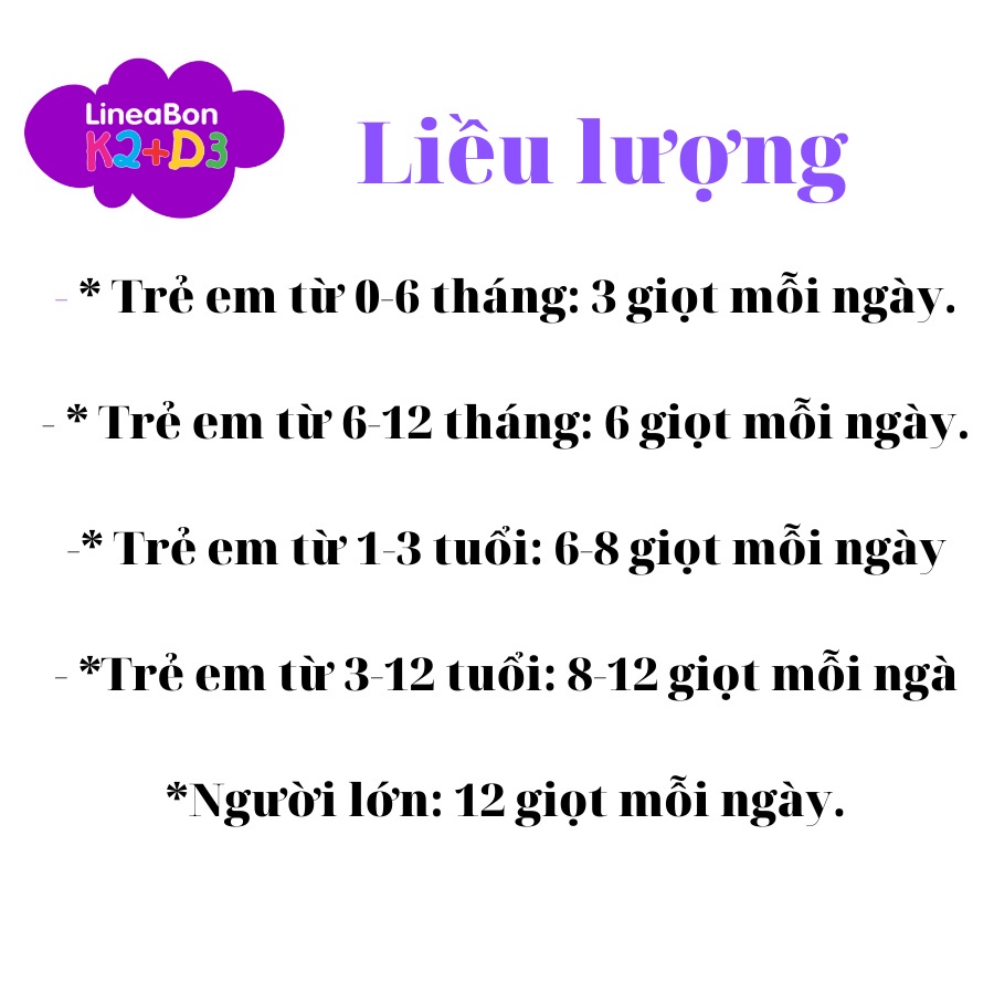 D3 K2 LineaBon - Bổ sung vitamin D3 K2 tăng cường hấp thụ canxi